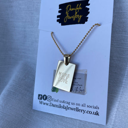 ‘More Self Love’ Necklace