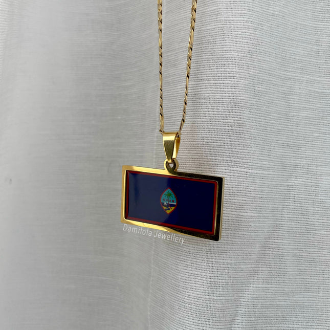 Guam Flag Necklace 🇬🇺