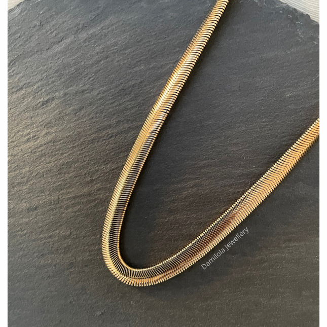 Luxe Thick Flat Snake Chain