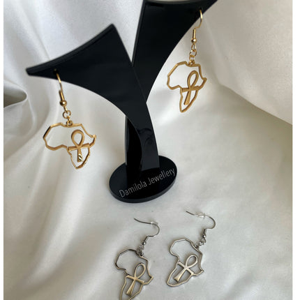 ‘Ankh a Africa’ Earrings - 3/7cm