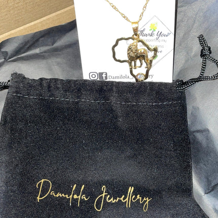 Africa ‘Heart of a Lion' Necklace