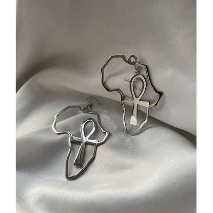 ‘Ankh a Africa’ Earrings - 3/7cm