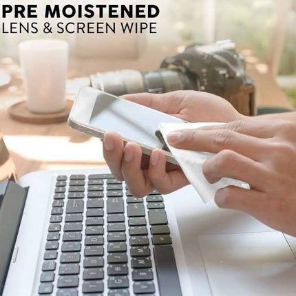 Brand™ DIYLooks 100 PCS x Dry-Wet Wipes ~ The Ultimate Cleaning Companion for Your Tech Gadgets