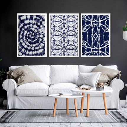 Beach hut decor | Set of 3 wall art prints
