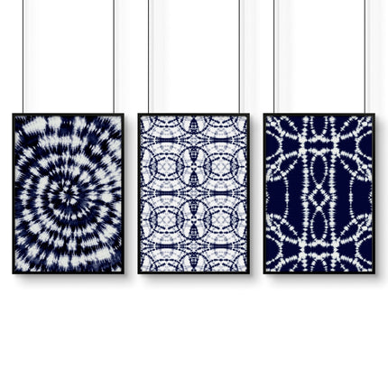 Beach hut decor | Set of 3 wall art prints