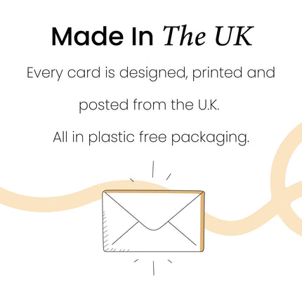 Wife Christmas Card, For Her, Recycled Card, Unique Christmas Card, Wife Gift, Eco-Friendly Card