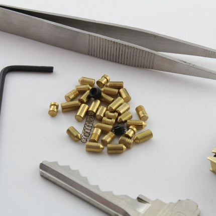 Dangerfield Infinitus Cutaway Practice Lock - Solid Brass - Perfect for Locksmith and Lock Pick Training