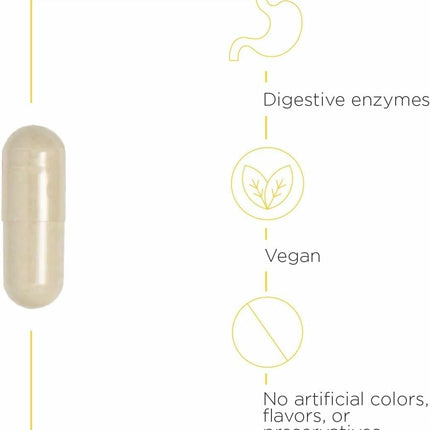 Integrative Therapeutics Similase – Digestive Enzyme Supplement for Adults, Dairy-Free & Vegan, 180 Count (90 Servings)