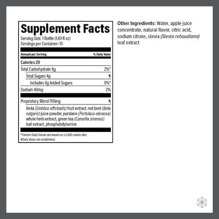 Isagenix Nootropic Elixir – Brain Health & Focus Supplement | Green Tea Extract | 1.69 oz Bottles (10 Count)