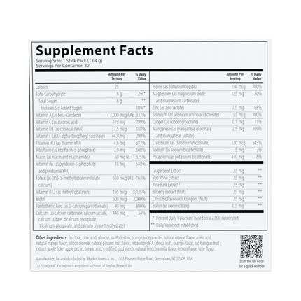 Isotonix Daily Essentials 4-in-1 Multivitamin Packets | Isotonic Delivery, Gluten Free, 30 Pack