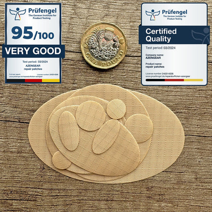 Self-Adhesive Puffer Jacket Repair Patches (30+ Colours)