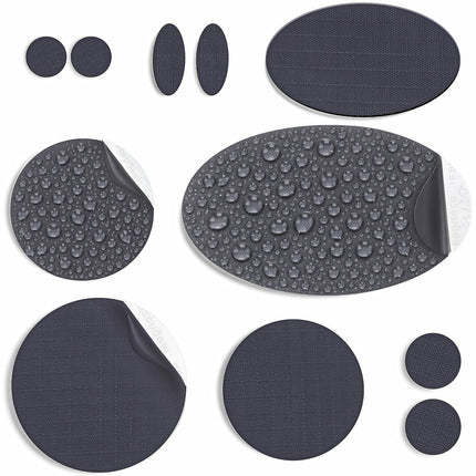 Repair Patches (30+ Colours) for Puffer Jackets, Tents, Upholstery - Stick On, Waterproof, Tear-Cold-Heat-Resistant