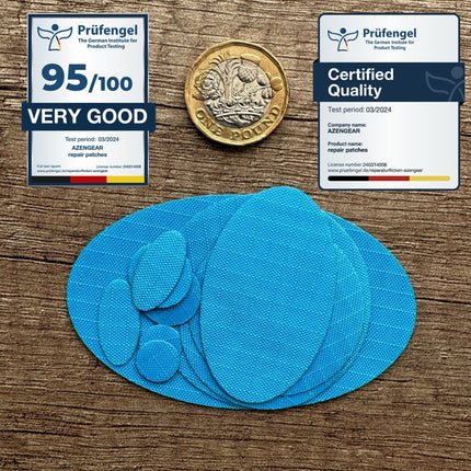 Self-Adhesive Puffer Jacket Repair Patches (30+ Colours)