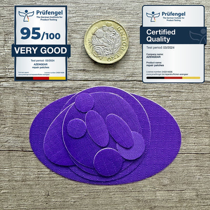 Self-Adhesive Puffer Jacket Repair Patches (30+ Colours)