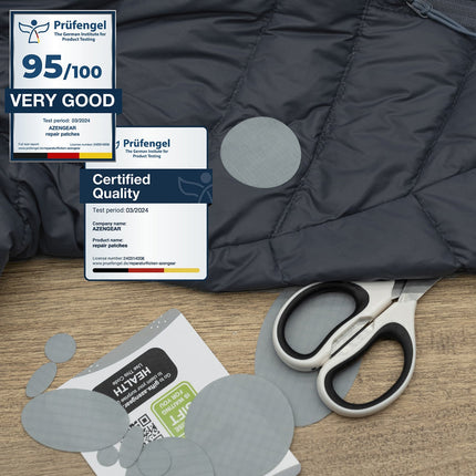Self-Adhesive Puffer Jacket Repair Patches (30+ Colours)