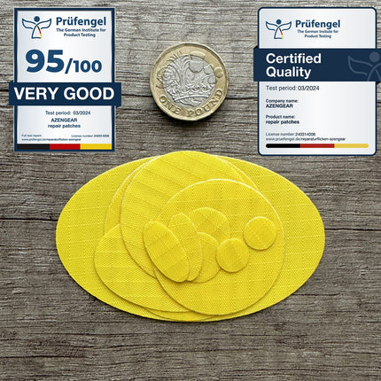 Self-Adhesive Puffer Jacket Repair Patches (30+ Colours)