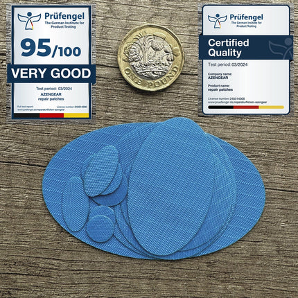 Self-Adhesive Puffer Jacket Repair Patches (30+ Colours)
