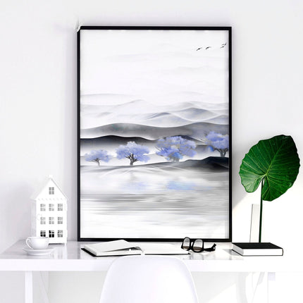 Japandi design | set of 3 unique wall art for living room