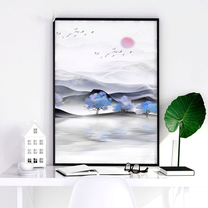 Japandi design | set of 3 unique wall art for living room