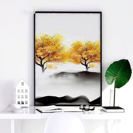 Japanese decor art prints | set of 3 framed wall art