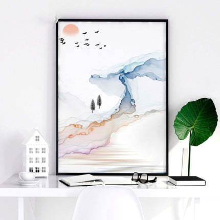 Japan gallery wall art | set of 3 wall art for bedrooms