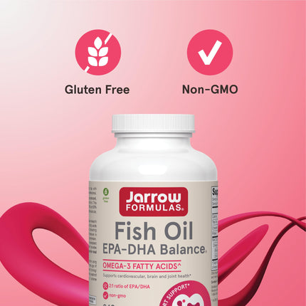 Jarrow Formulas EPA-DHA Balance, 1,200 mg Omega-3s, 240 Softgels | 120 Day Supply