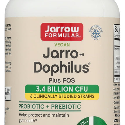 JARROW FORMULAS Jarro-Dophilus + FOS, 300 CT – Probiotic Supplement