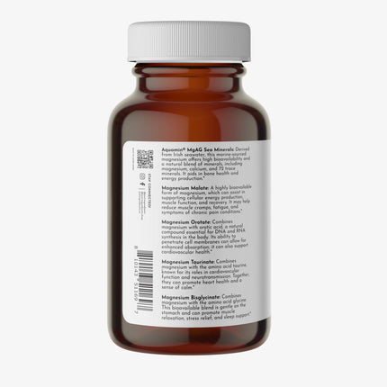 Just Ingredients Magnesium Complex – Five Bioavailable Forms for Relaxation, Sleep & Mood Support | 60 Capsules