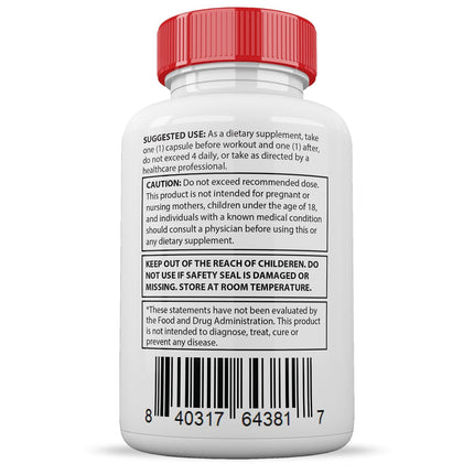 Justified Laboratories Vital Grow XL Extreme Pills 1600MG – Premium Men's Health Formula, 60 Capsules