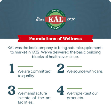 KAL Calming Magnesium Powder - Cherry Flavor, High Absorption