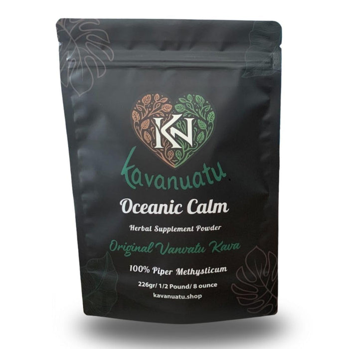 KAVANUATU Noble Kava Powder – Organic, Vegan, Non-GMO (8oz)