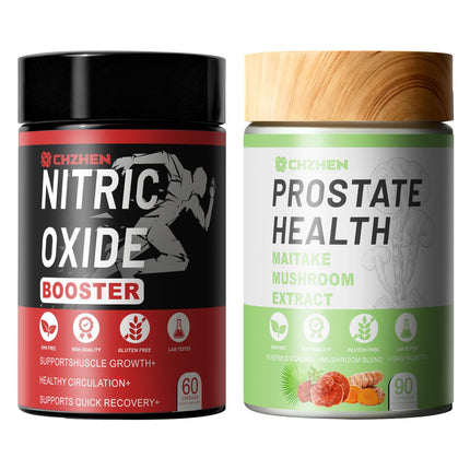 KERENC Prostate Health Supplements for Men with Nitric Oxide Booster - Supports Healthy Urinary Flow, Bladder Function & Cardiovascular Health (01)