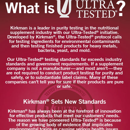 Kirkman - DMG (Dimethylglycine) 300 mg - 120 Capsules - High Potency - Supports Methylation - Hypoallergenic