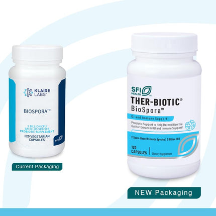 BioSpora Probiotic by SFI Health — Bacillus Coagulans & Subtilis, 2B CFU, Shelf-Stable