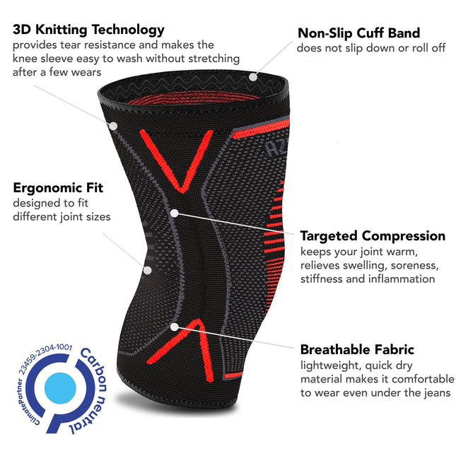 Knee Support Compression Brace (Pair)