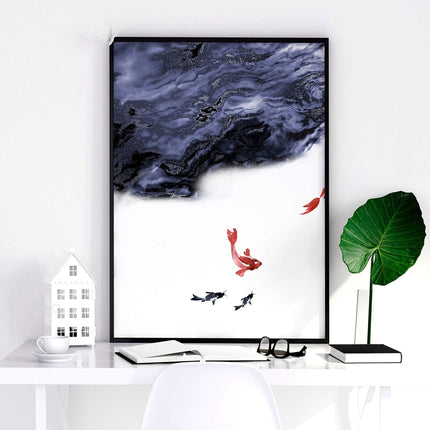 Large living room picture | set of 3 wall art prints