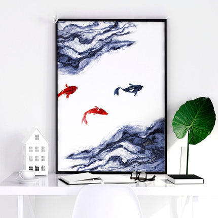 Large living room picture | set of 3 wall art prints