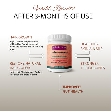 KotaiNNaturals PureRadiance Hair Revive Powder - Hair Growth & Collagen Support