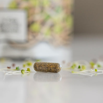 KOYAH Organic Broccoli Sprout Capsules – Freeze-Dried Whole Sprouts, Active Myrosinase & Glucoraphanin, USA Grown, 150 Capsules