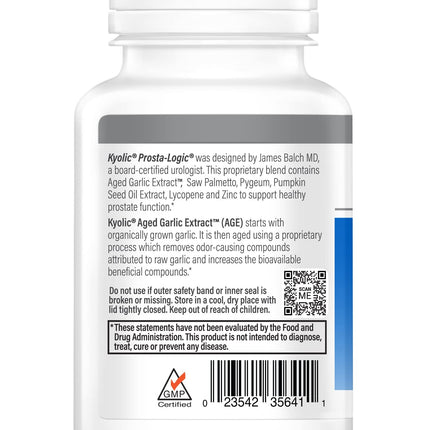 Kyolic Specialty Series Prosta-Logic, Healthy Prostrate*, 60 Capsules