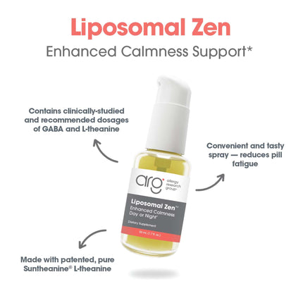 Allergy Research Group Liposomal Zen – GABA & L-Theanine Sleep Support