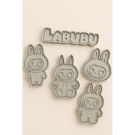 Labubu Cookie Cutter Set (4-Pack) – Random Colors £3