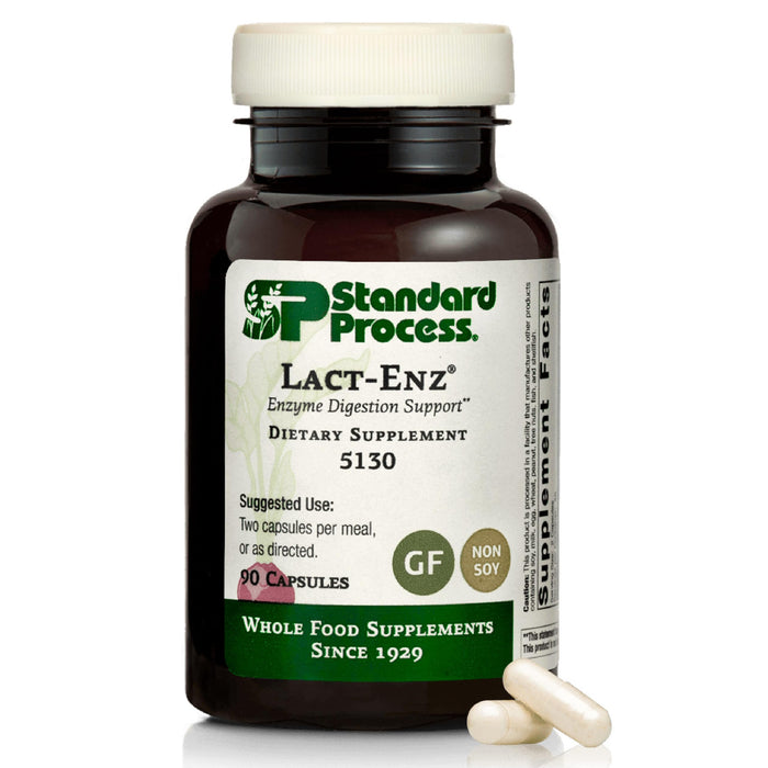 Standard Process Lact-ENZ – Whole Food Immune & Digestive Support, 90 Capsules