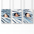 White Frame / A4 8.27 x 11.69 in / 21 x 29.7 cm / Satin Photo Paper 280 gsm