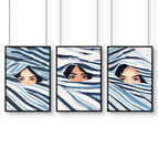 Black Frame / A4 8.27 x 11.69 in / 21 x 29.7 cm / Satin Photo Paper 280 gsm
