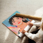 Unframed / A4 8.27 x 11.69 in / 21 x 29.7 cm / Satin Photo Paper 280 gsm
