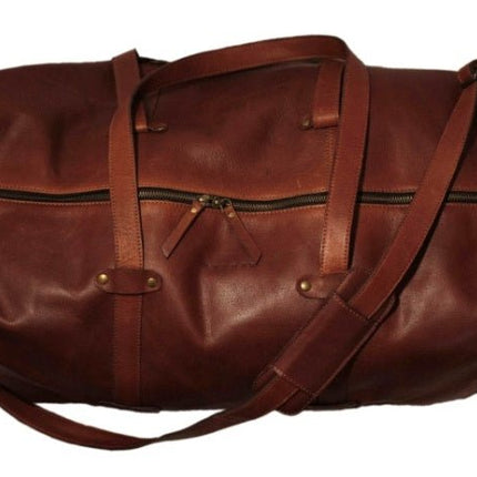Large Leather Duffel Bag