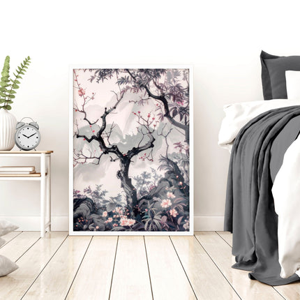 Large Picture Prints | Set of 3 Chinoiserie Wall art Prints