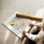 Unframed / A4 8.27 x 11.69 in / 21 x 29.7 cm / Satin Photo Paper 280 gsm