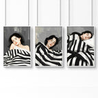 White Frame / A4 8.27 x 11.69 in / 21 x 29.7 cm / Satin Photo Paper 280 gsm